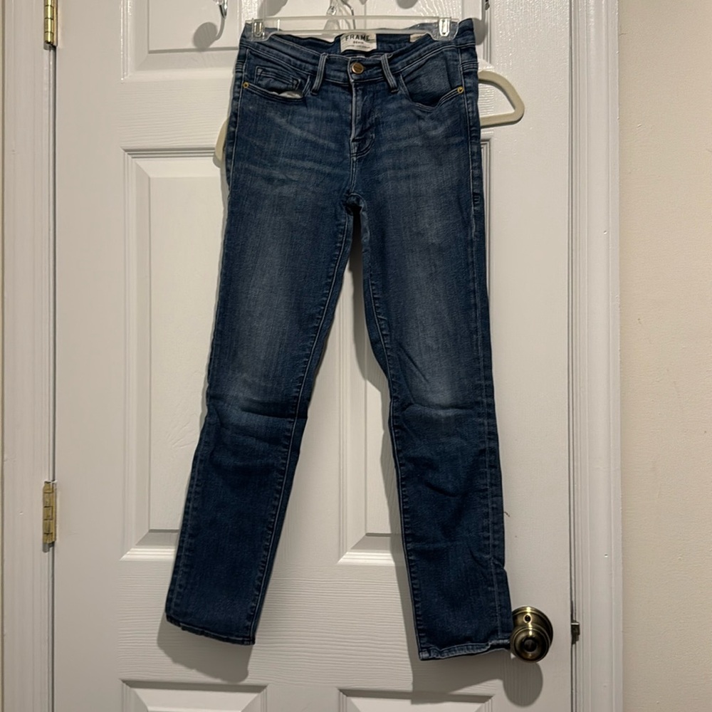 FRAME DENIM Le Skinny de Jeanne Crop in Sunnyside